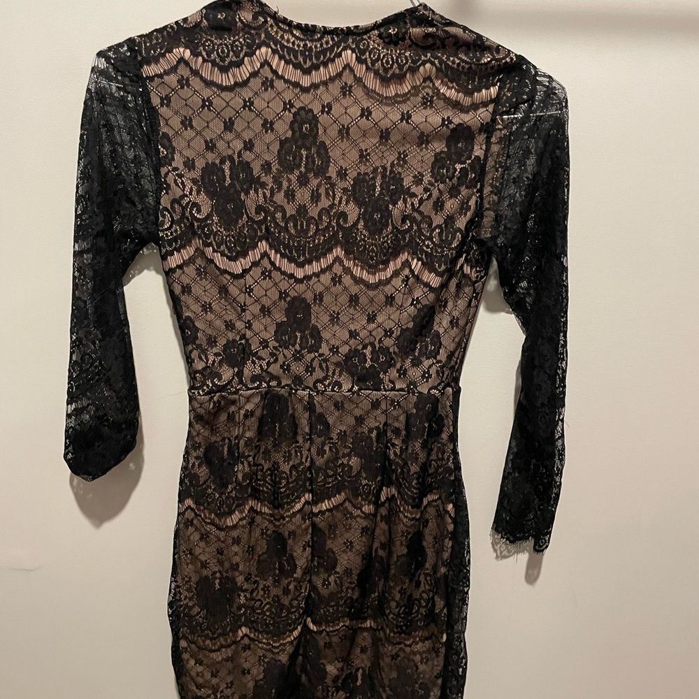 Charlotte Russe black evening dress